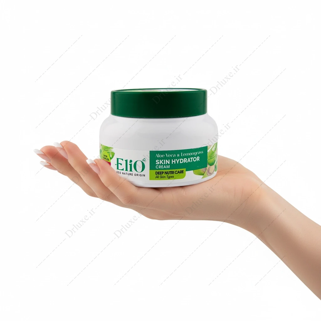 کرم مرطوب کننده کاسه‌ای آلوئه ورا و علف لیمو الیو 200 میلی‌لیتر